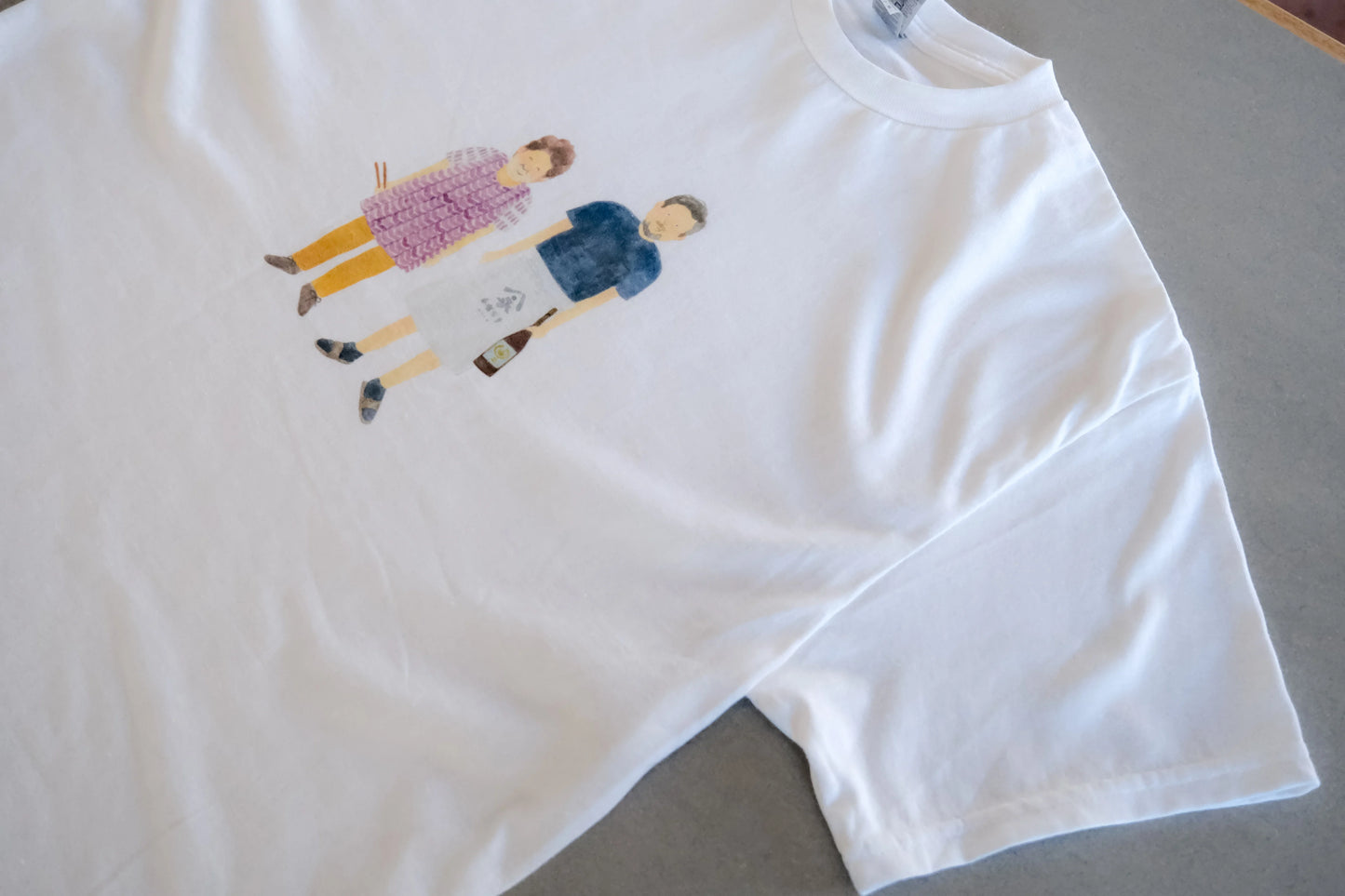 永楽食堂Tシャツ〜稲とアガベボトルバージョン〜